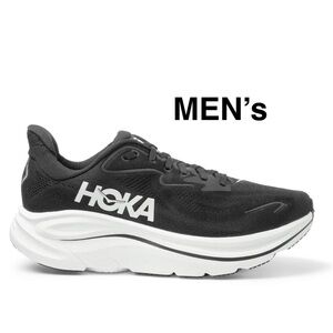Hoka Men's Black and White Running Shoes brand new, soft and comfortable🏃🏻‍♂️